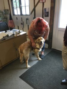 Monty with Lesley