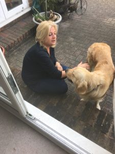 Zena with Monty