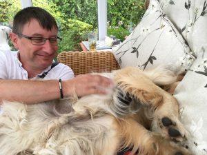 I am rather partial to a tummy rub when I'm in my comfort zone - I was definitely in my comfort zone!