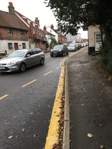 The traffic in Godstone is horrendous on the first day of 8 weeks that they have shut the A22!