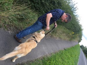 Does he think he is being artistic taking photos at this angle? Hardly my best side!