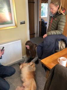 I had a surprise visit from Sue who brought Hayley and Kiera to see me!