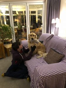 I was really pleased to see my friend Jake - he wouldn't abandon me!