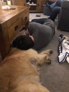 My bestest friend in the whole wide world, Jake, came to see me!